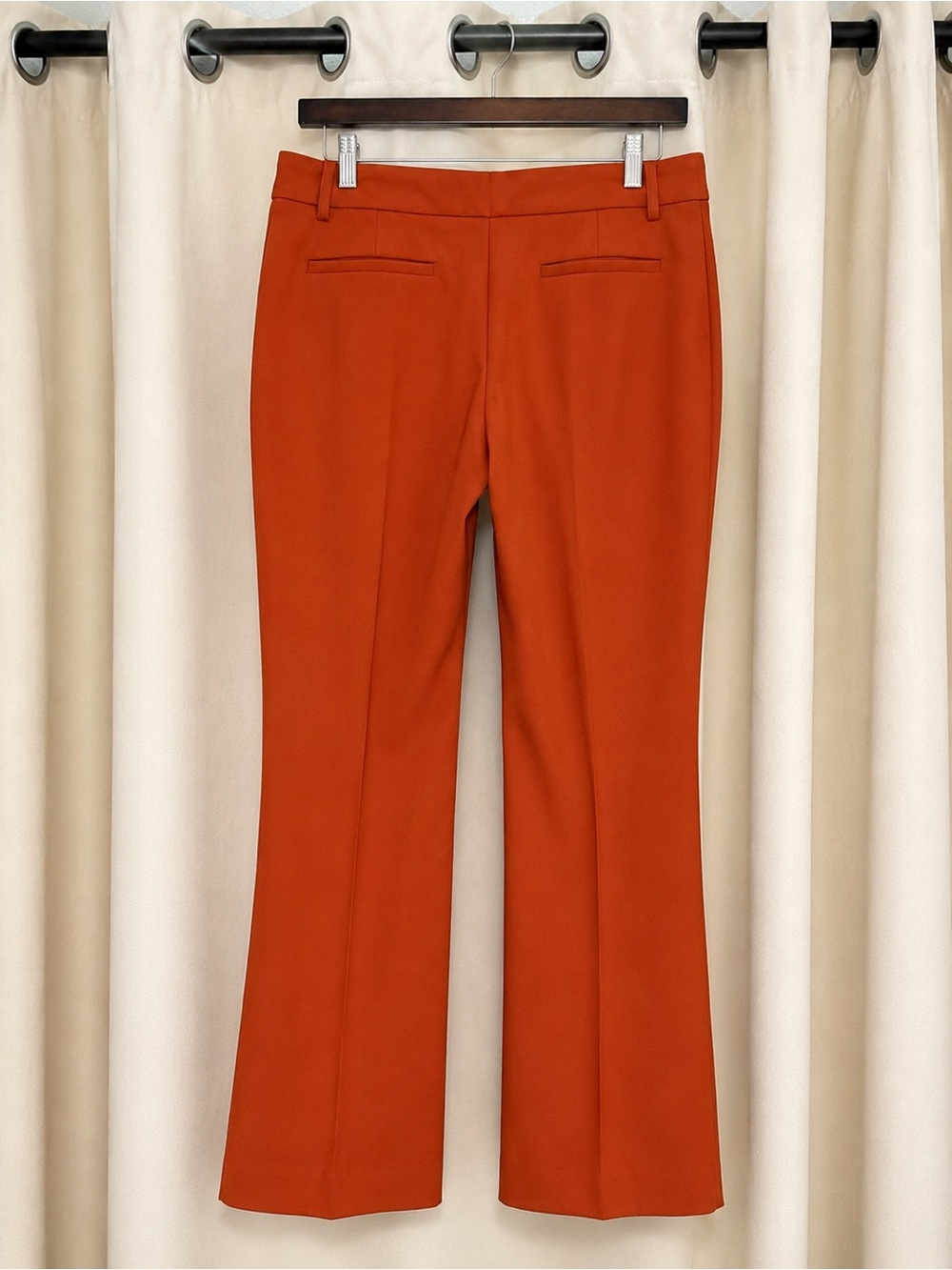 Rachel Zoe Women’s Burnt Orange High Rise Straight Leg Pants Size 10